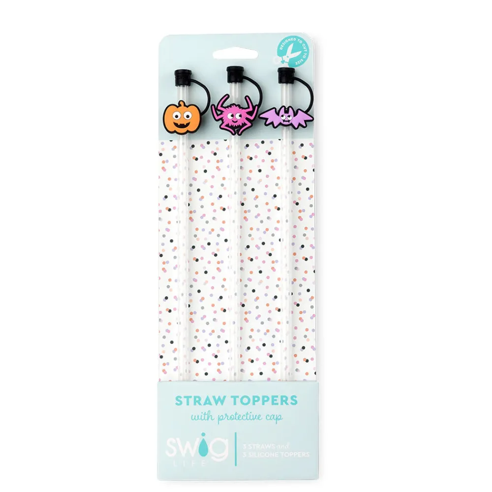 Swig Life Lids, Straws + More|The Bootique^Sweet and Spooky Straw Topper Set -