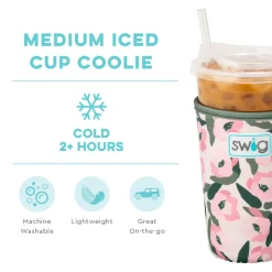 Swig Life Drink Coolies New Sizes!|Sweet Pea^Sweet Pea Medium Iced Cup Coolie