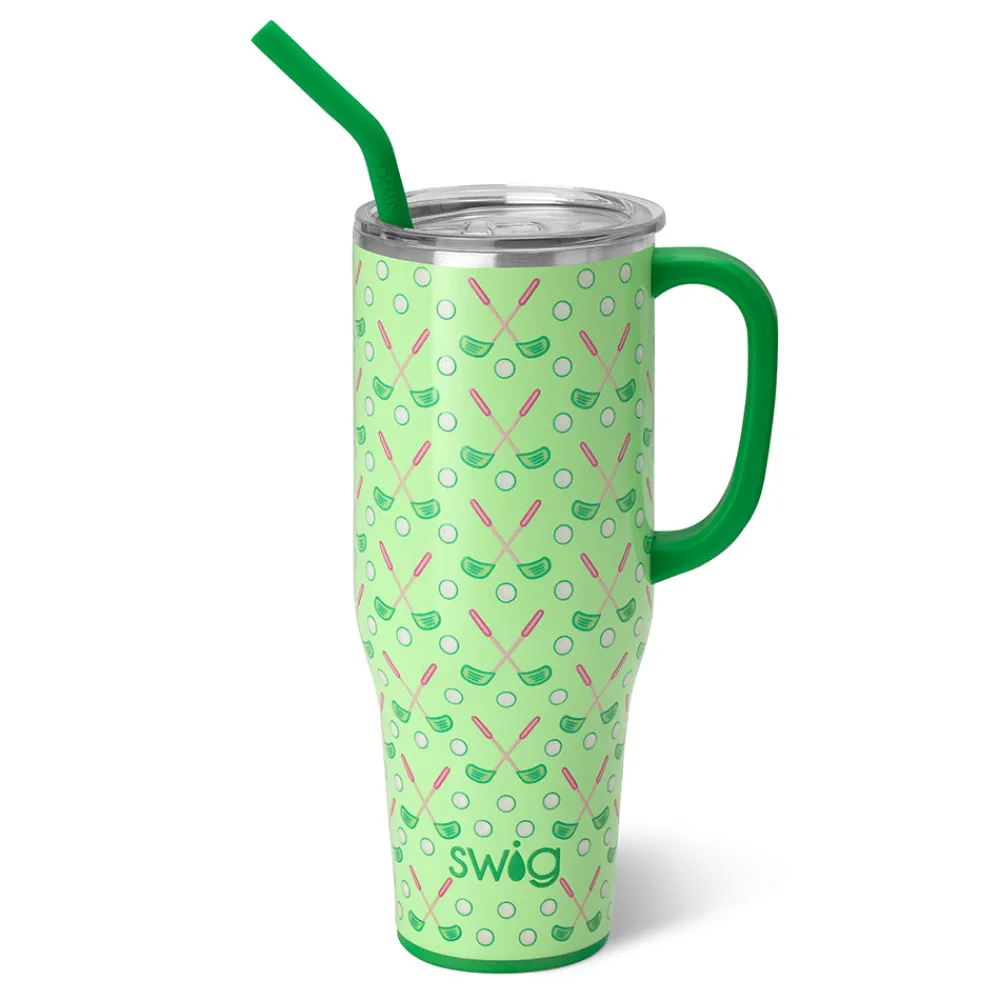 Swig Life Tumblers New Sizes!|Travel Mugs^Tee Time Mega Mug 40oz