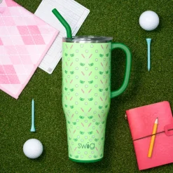 Swig Life Tumblers New Sizes!|Travel Mugs^Tee Time Mega Mug 40oz