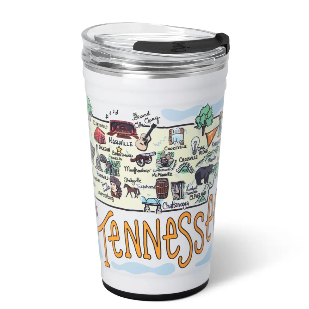 Swig Life Tumblers New Sizes!^Tennessee Party Cup 24oz