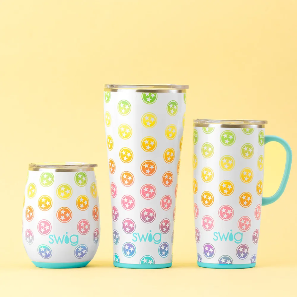 Swig Life Tumblers New Sizes!^Tennessee Tristar 32oz Insulated Tumbler -