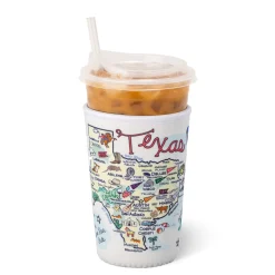 Swig Life Drink Coolies New Sizes!^Texas Medium Iced Cup Coolie