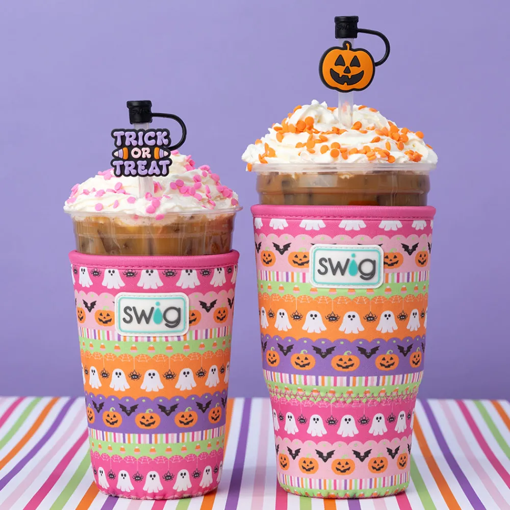 Swig Life Drink Coolies New Sizes!|Trick Or Treat^Trick Or Treat Large Iced Cup Coolie