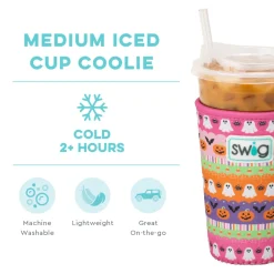 Swig Life Drink Coolies New Sizes!|Trick Or Treat^Trick Or Treat Medium Iced Cup Coolie