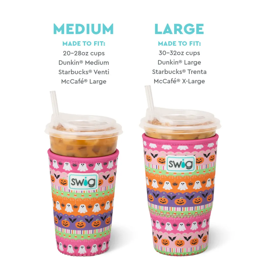 Swig Life Drink Coolies New Sizes!|Trick Or Treat^Trick Or Treat Medium Iced Cup Coolie