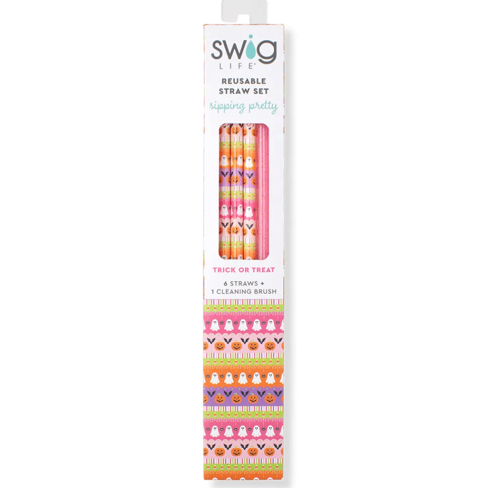 Swig Life Lids, Straws + More|The Bootique^Trick Or Treat Reusable Straw Set