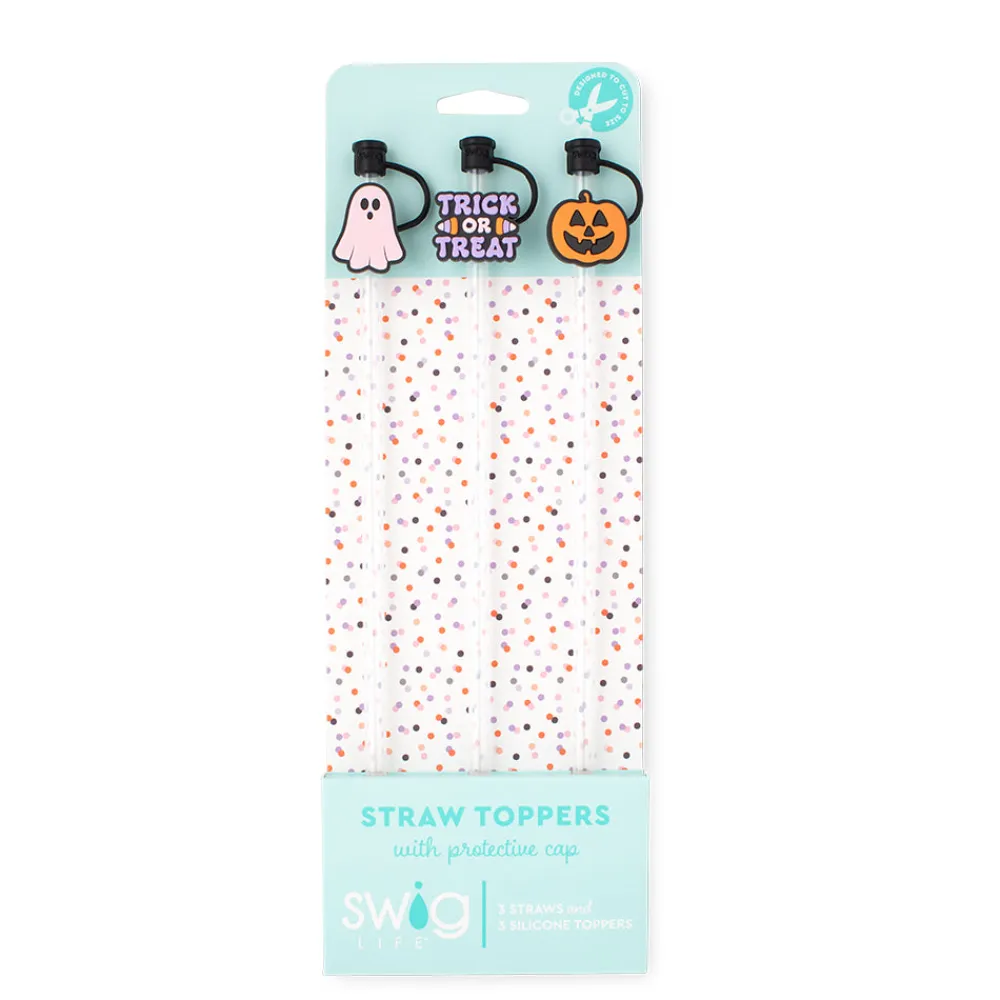 Swig Life Lids, Straws + More|The Bootique^Trick Or Treat Straw Topper Set
