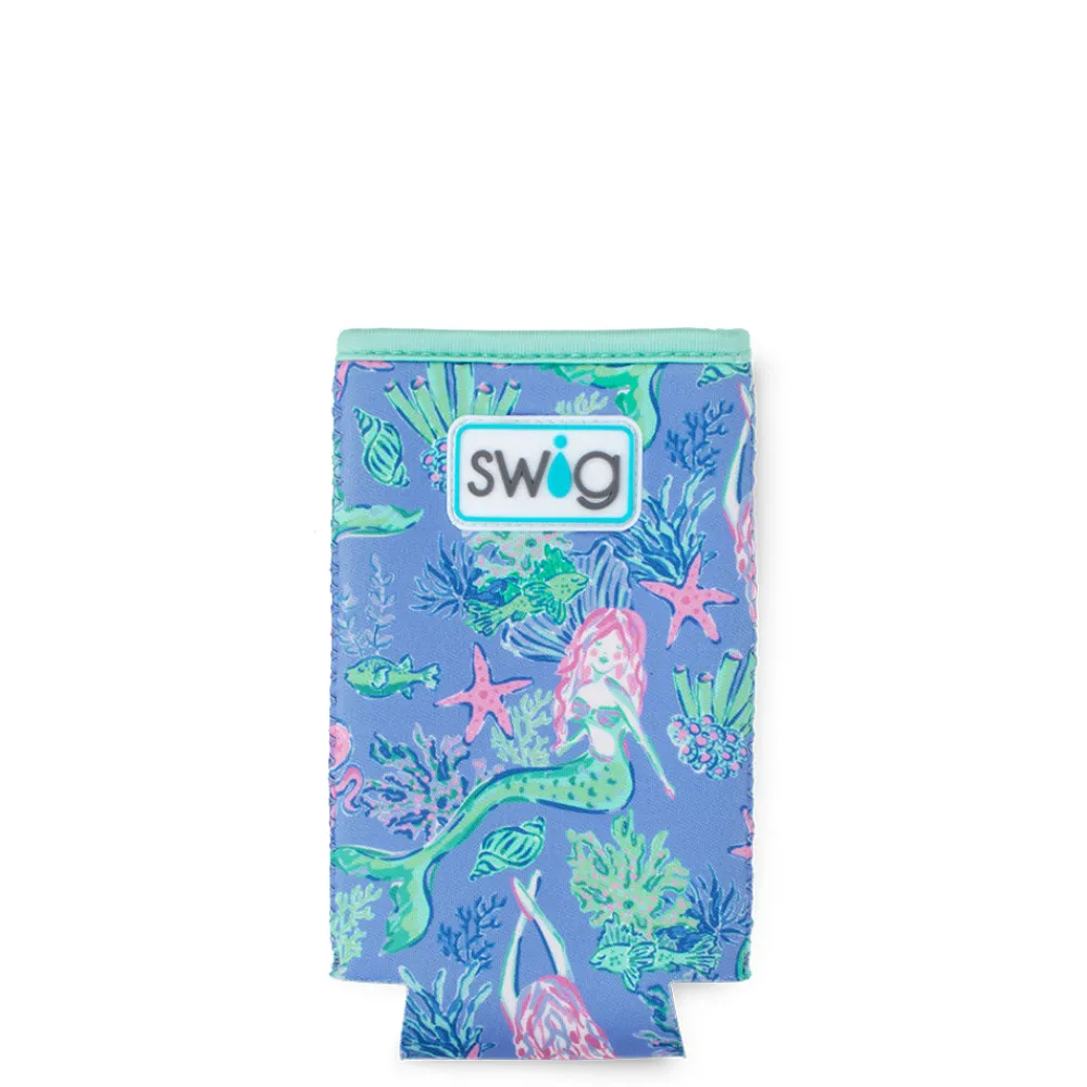 Swig Life Drink Coolies New Sizes!|Under The Sea^Under The Sea 12oz Mermaid Slim Can Coolie -