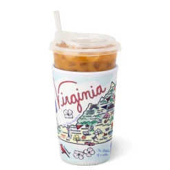 Swig Life Drink Coolies New Sizes!^Virginia Medium Iced Cup Coolie