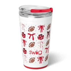Swig Life Tumblers New Sizes!|We'Ve Got Spirit^We've Got Spirit Black + Red Party Cup 24oz