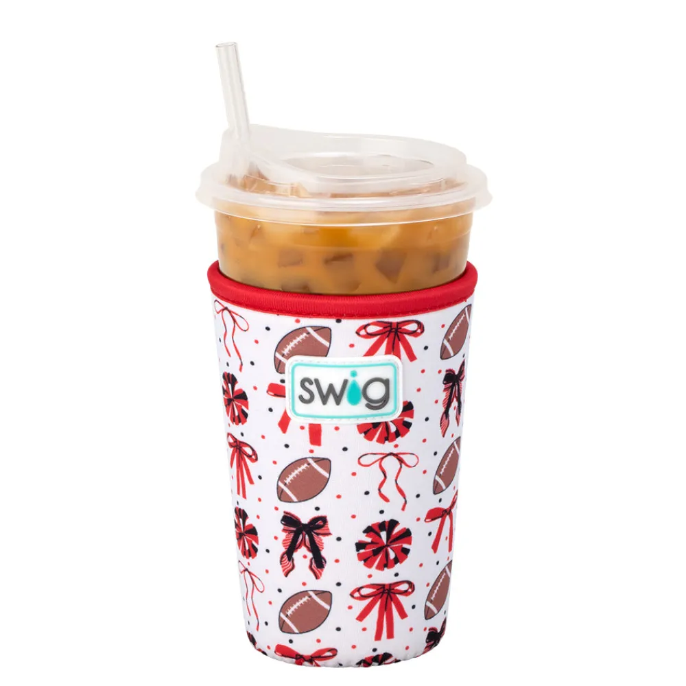Swig Life Drink Coolies New Sizes!|We'Ve Got Spirit^We've Got Spirit Black + Red Medium Iced Cup Coolie