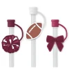Swig Life Lids, Straws + More|We'Ve Got Spirit^We've Got Spirit Maroon Straw Topper Set