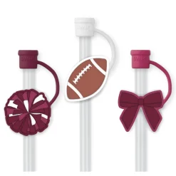 Swig Life Lids, Straws + More|We'Ve Got Spirit^We've Got Spirit Maroon Straw Topper Set