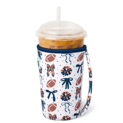 Swig Life Drink Coolies New Sizes!|We'Ve Got Spirit^We've Got Spirit Navy + Orange Medium Iced Cup Coolie