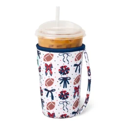 Swig Life Drink Coolies New Sizes!|We'Ve Got Spirit^We've Got Spirit Navy + Red Medium Iced Cup Coolie