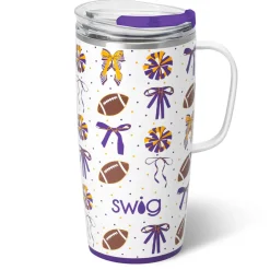 Swig Life Travel Mugs|We'Ve Got Spirit^We've Got Spirit Purple + Yellow Travel Mug 22oz