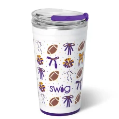 Swig Life Tumblers New Sizes!|We'Ve Got Spirit^We've Got Spirit Purple + Yellow Party Cup 24oz