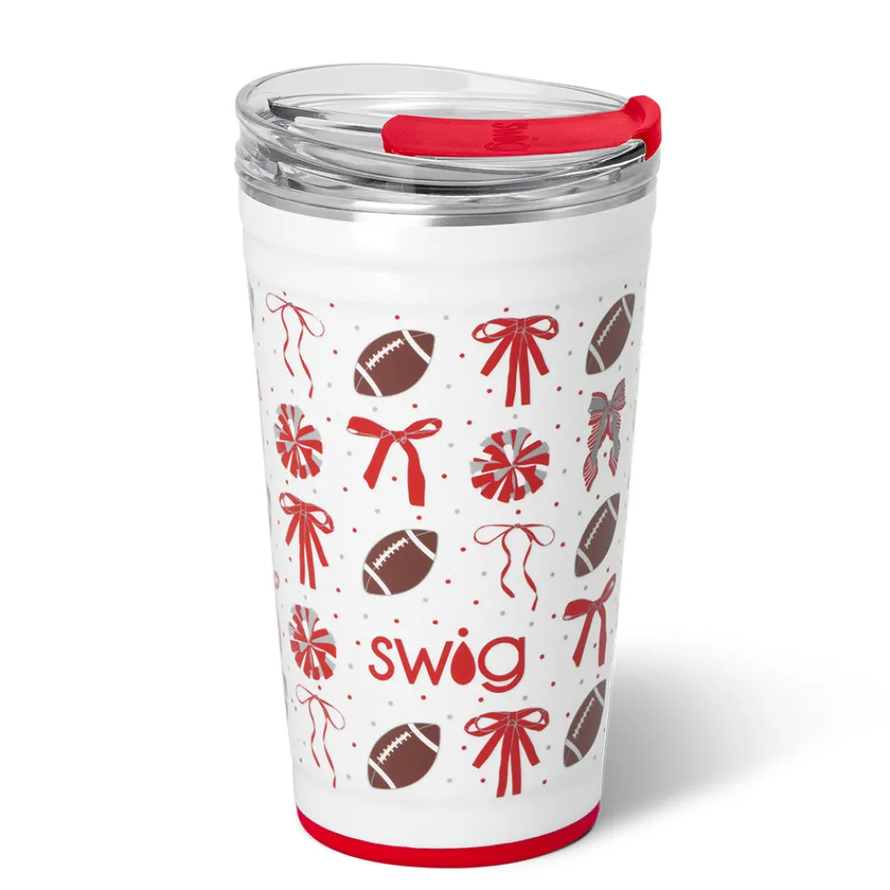 Swig Life Tumblers New Sizes!|We'Ve Got Spirit^We've Got Spirit Red + Grey Party Cup 24oz