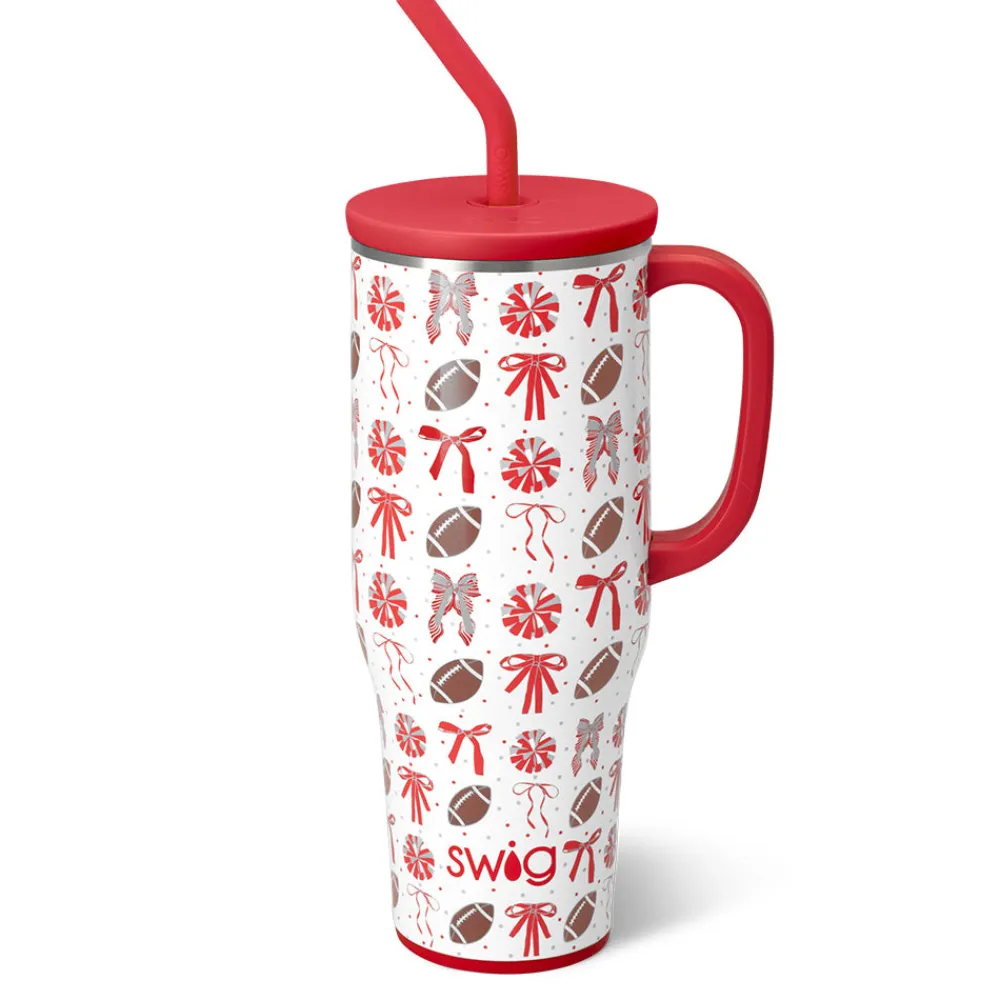 Swig Life Tumblers New Sizes!|Mega Mugs^We've Got Spirit Red + Grey Mega Mug 40oz