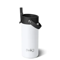 Swig Life Tumblers New Sizes!|Water Bottles^White Flip + Sip Slim Tumbler 12oz