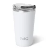 Swig Life Tumblers New Sizes!|Solids^White 24oz Insulated Party Cup -