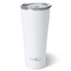Swig Life Tumblers New Sizes!|Solids^White Tumbler Cup (32oz) -