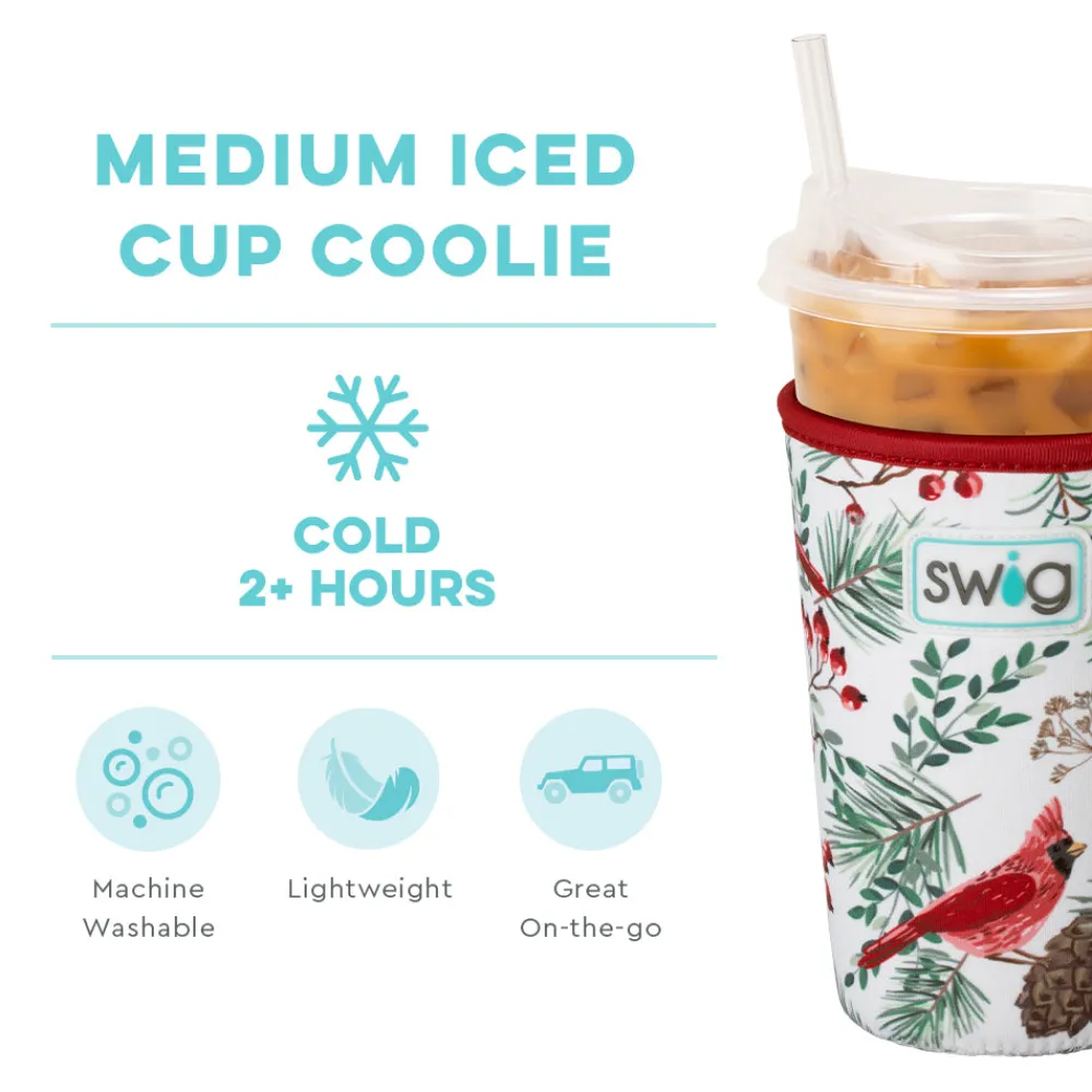 Swig Life Drink Coolies New Sizes!|Winter Cardinals^Winter Cardinals Medium Iced Cup Coolie