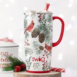 Swig Life Travel Mugs|Winter Cardinals^Winter Cardinals Travel Mug 22oz