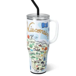 Swig Life Tumblers New Sizes!|Travel Mugs^Wisconsin Mega Mug 40oz