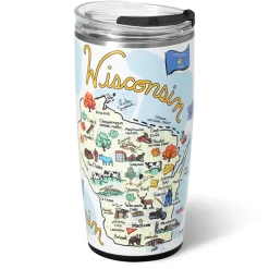 Swig Life Tumblers New Sizes!^Wisconsin Tumbler 22oz