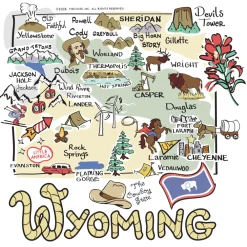 Swig Life Drink Coolies New Sizes!^Wyoming Medium Iced Cup Coolie